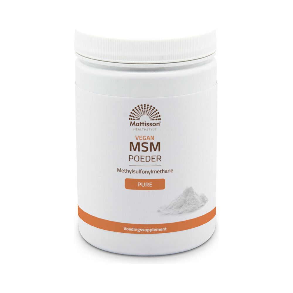 MSM poeder - Puur - 550 g Supplement Mattisson   