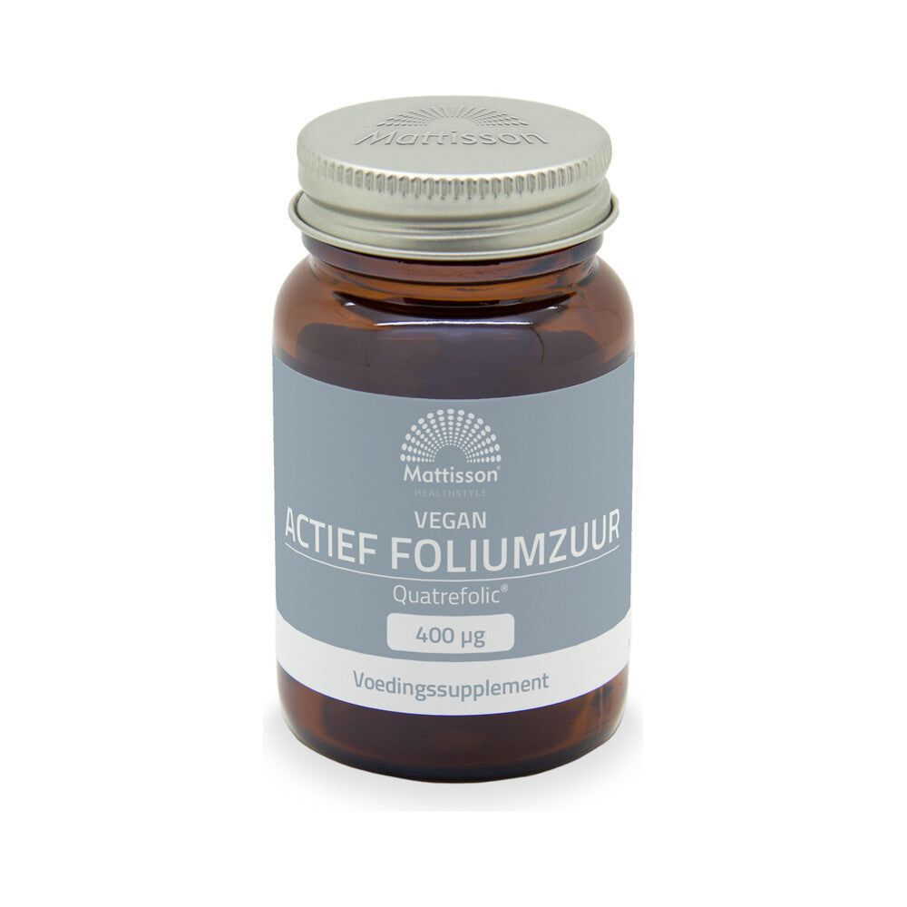 Actief foliumzuur - 60 capsules Supplement Mattisson   