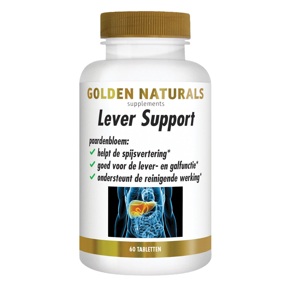 Lever Support - 60 - veganistische tabletten Supplement Golden Naturals   