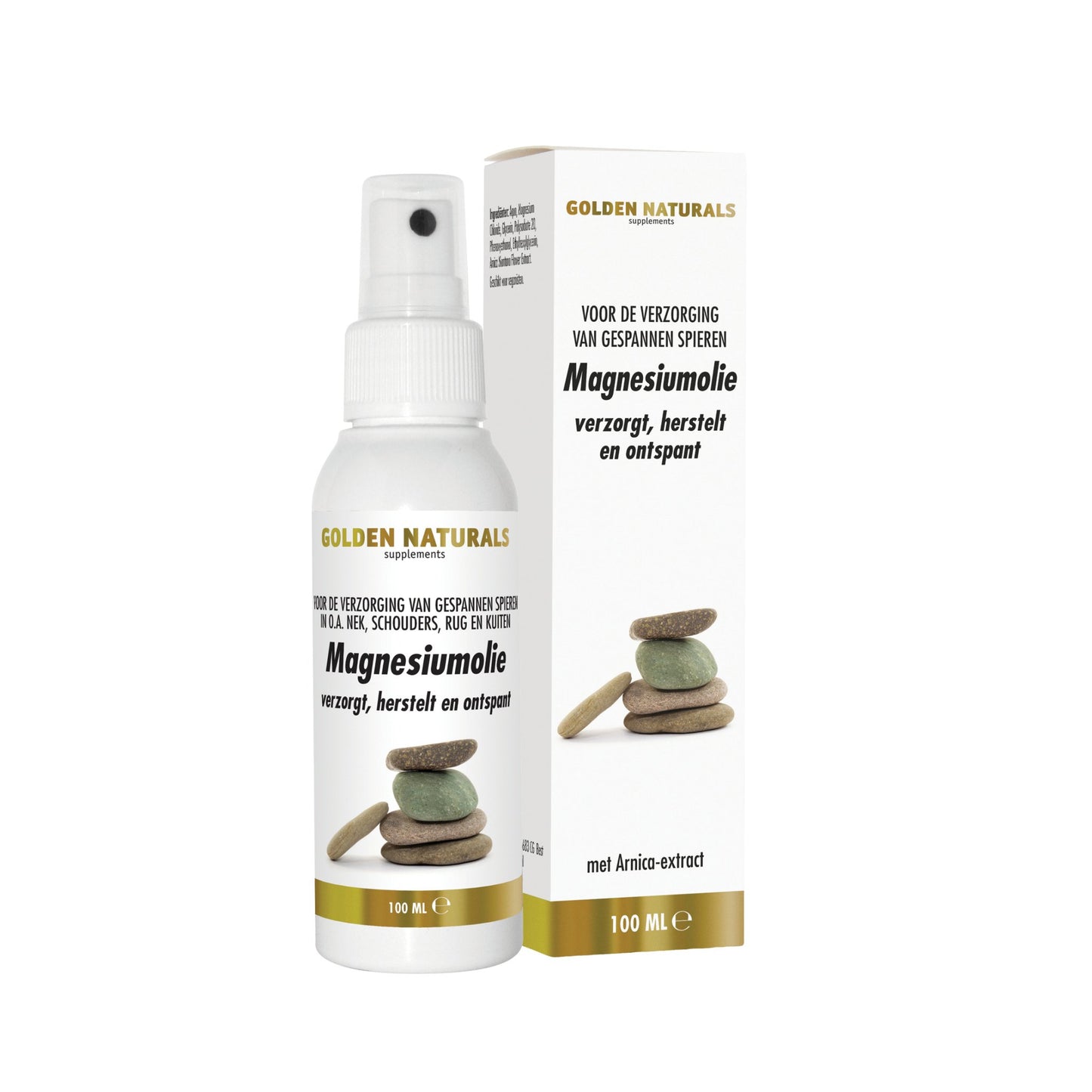 Magnesiumolie spray - 100 - milliliter Supplement Golden Naturals   