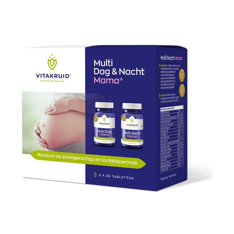 Vitakruid Multi Dag & Nacht Mama Supplement Vitakruid   