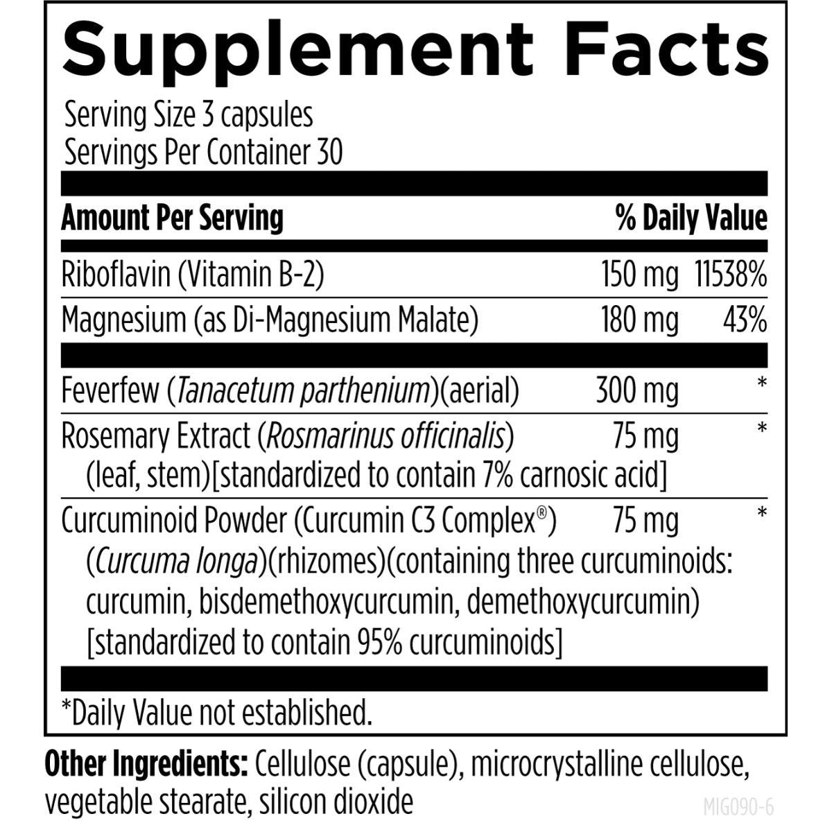 Migranol™ Supplement Designs For Health