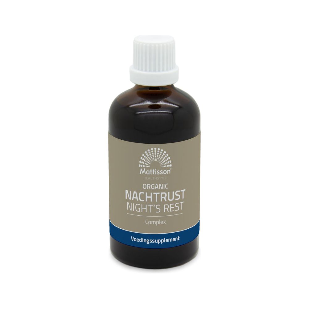 Biologisch Nachtrust complex tinctuur - 100 ml Supplement Mattisson   