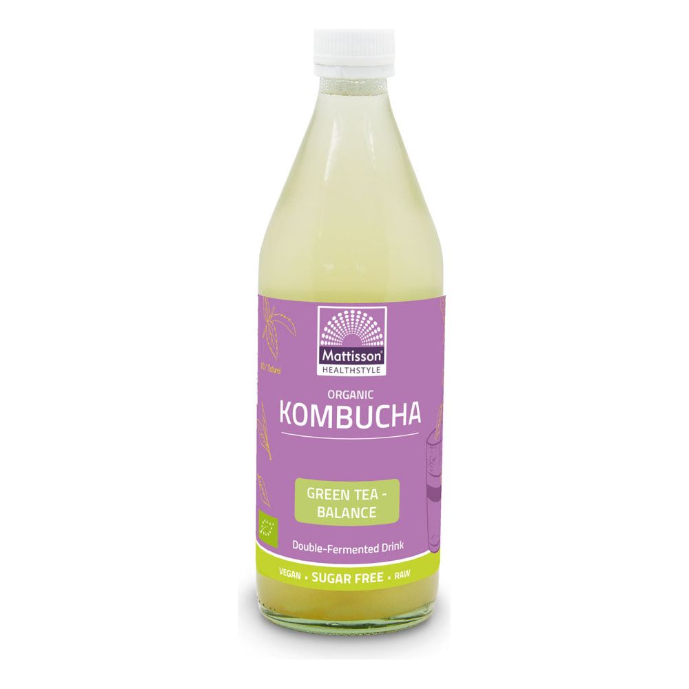 Biologische Kombucha - Green tea Balance - 500 ml Supplement Mattisson   