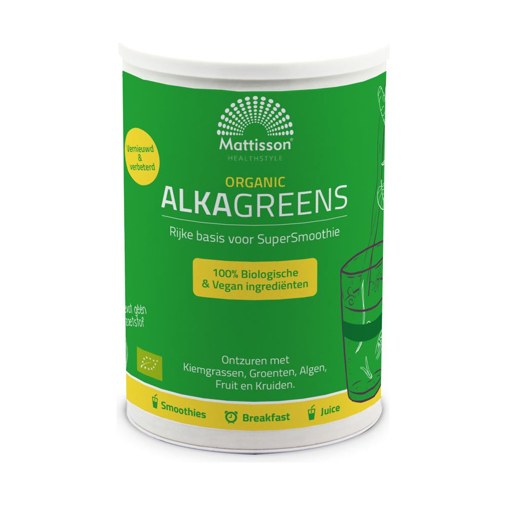 Biologisch AlkaGreens poeder - 300 g Supplement Mattisson   