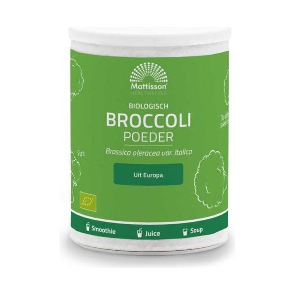 Biologisch Broccoli poeder - 175 g Supplement Mattisson   