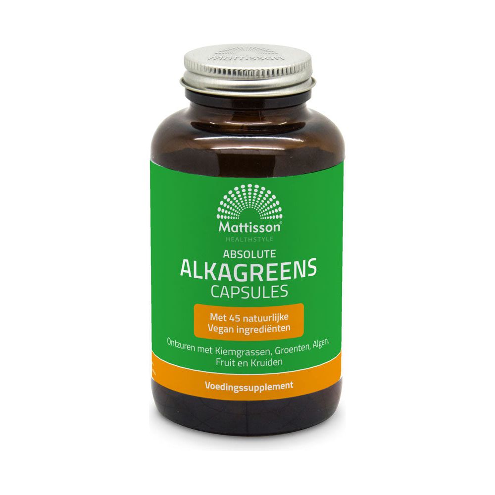 Absolute AlkaGreens 540mg - 180 capsules Supplement Mattisson   