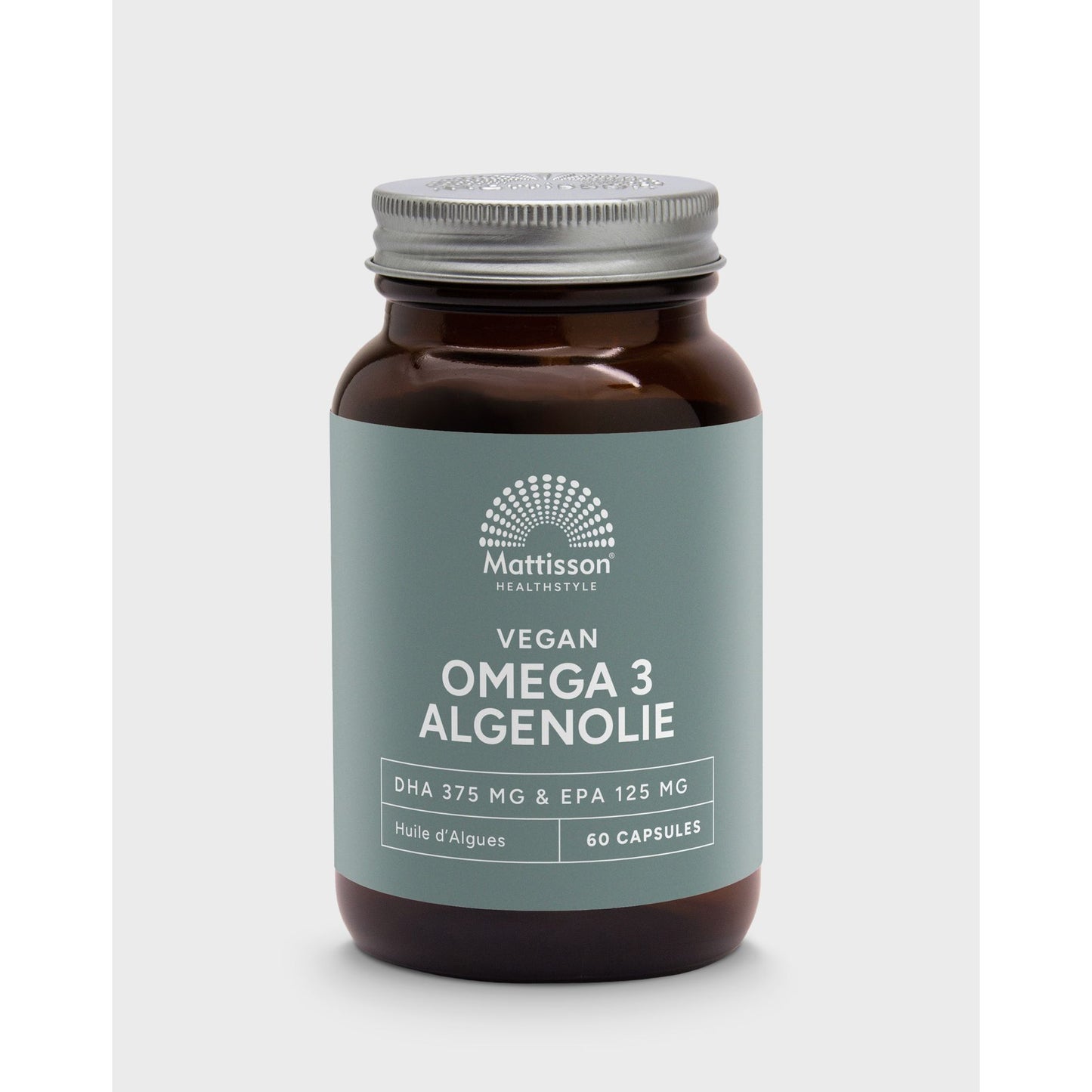 Vegan Omega-3 Algenolie 500 mg - DHA 375 mg & EPA 125 mg - 60 capsules Supplement Mattisson Default Title
