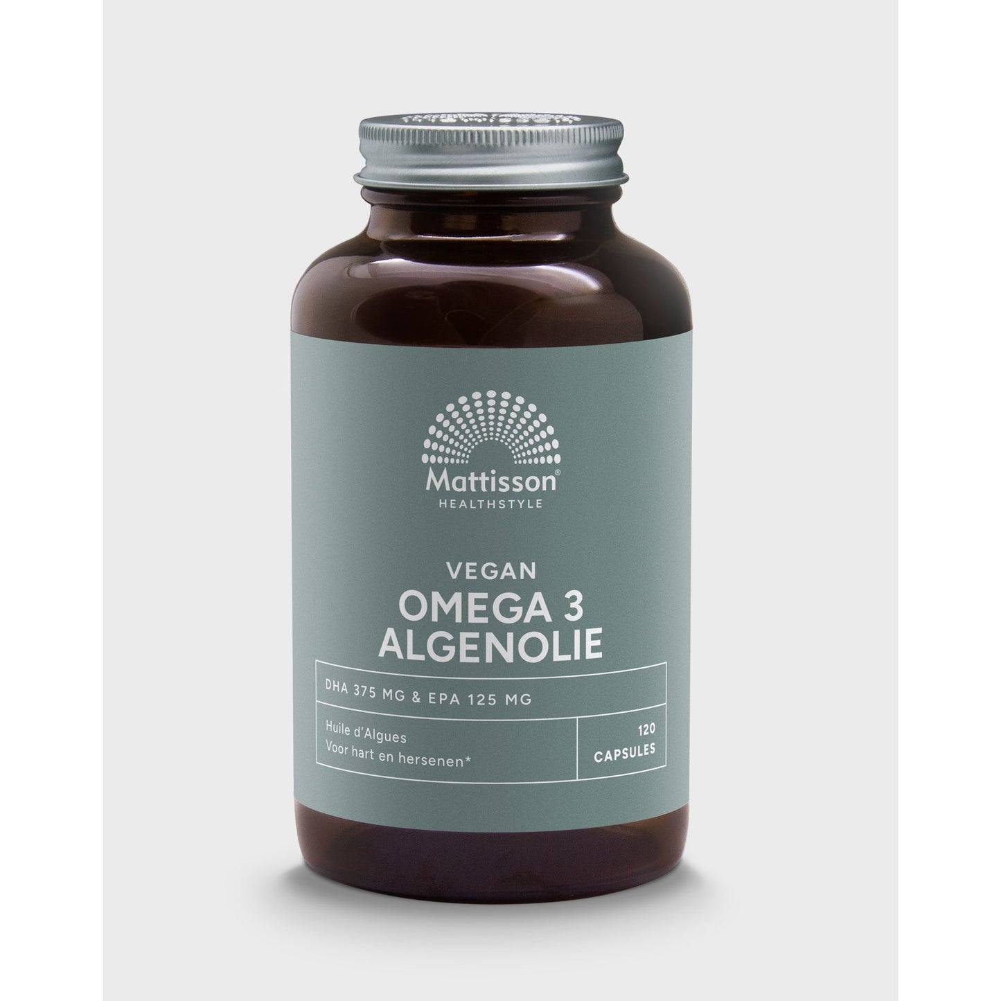 Vegan Omega-3 Algenolie 500 mg - DHA 375 mg & EPA 125 mg - 120 capsules Supplement Mattisson Default Title