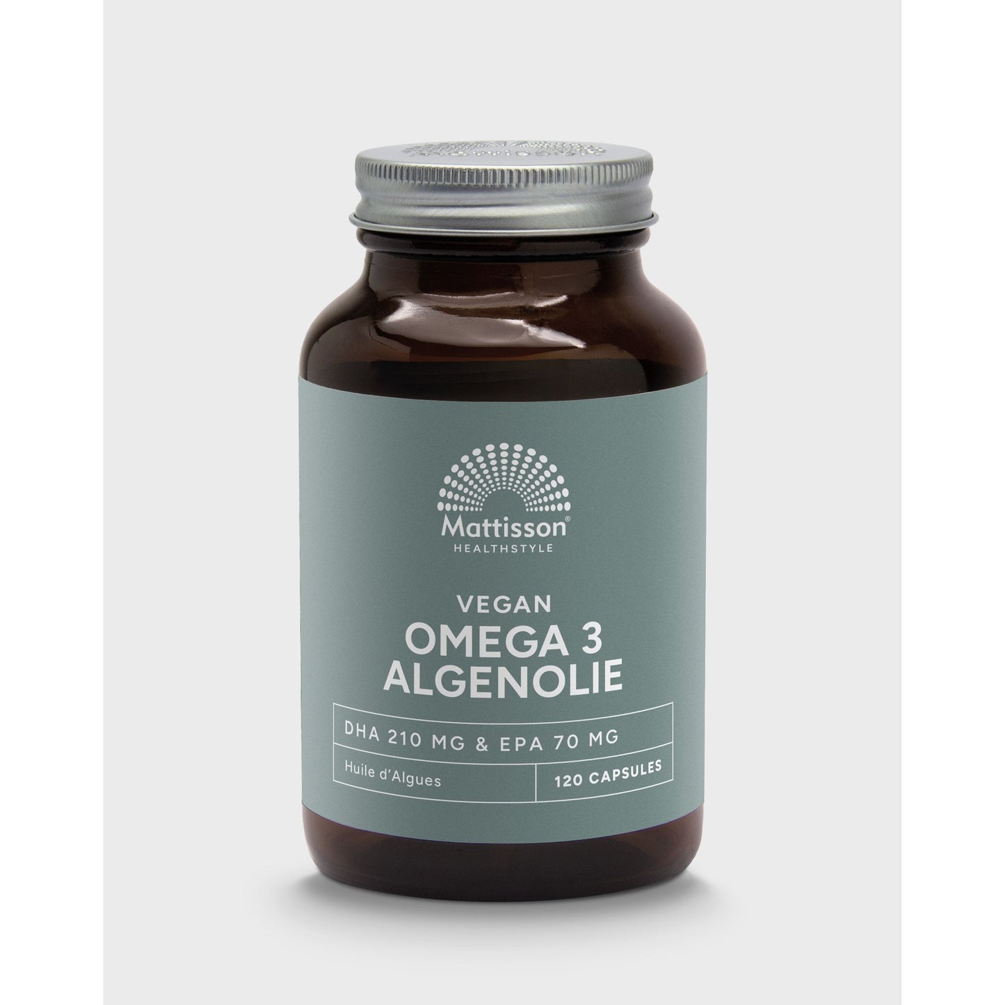 Vegan Omega-3 Algenolie - DHA 210mg & EPA 70mg - 120 capsules Supplement Mattisson Default Title