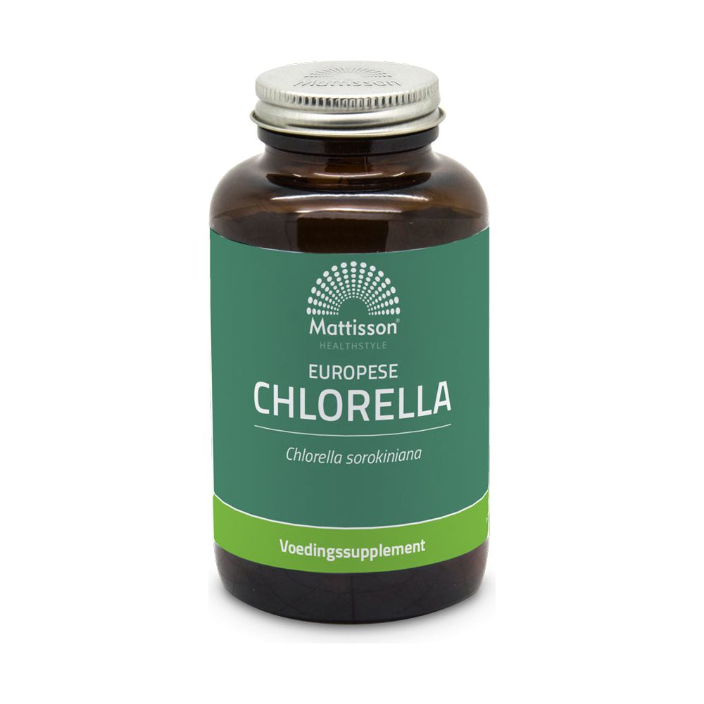 Europese Chlorella 775mg - 90 capsules Supplement Mattisson   