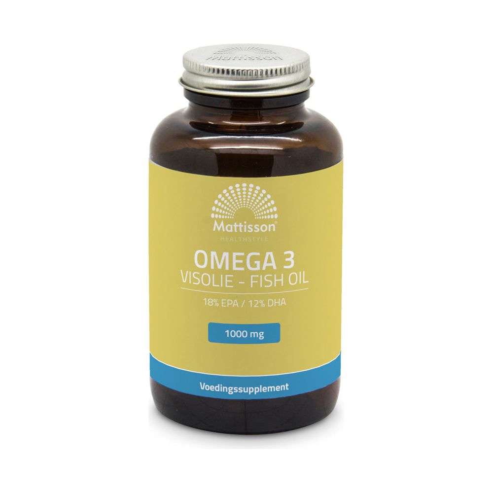 Omega-3 Visolie - DHA 105 mg & EPA 160 mg - 120 capsules Supplement Mattisson   