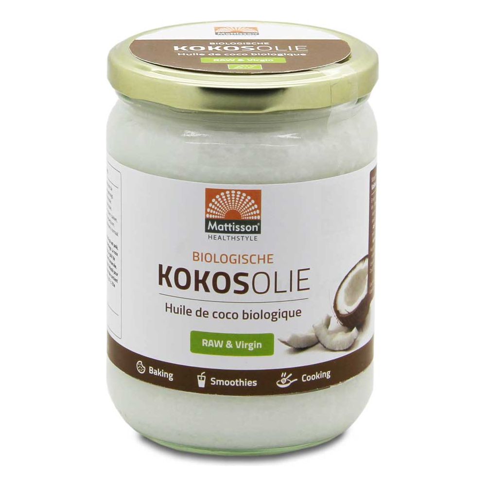 Biologische Kokosolie - Extra Virgin - 500 ml Supplement Mattisson   