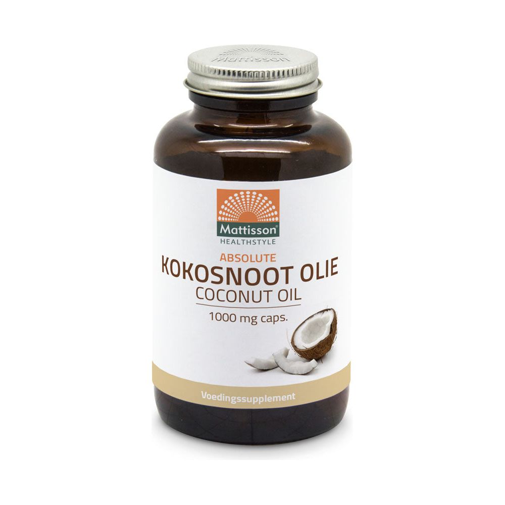 Kokosnoot olie 1000mg - 120 capsules Supplement Mattisson   