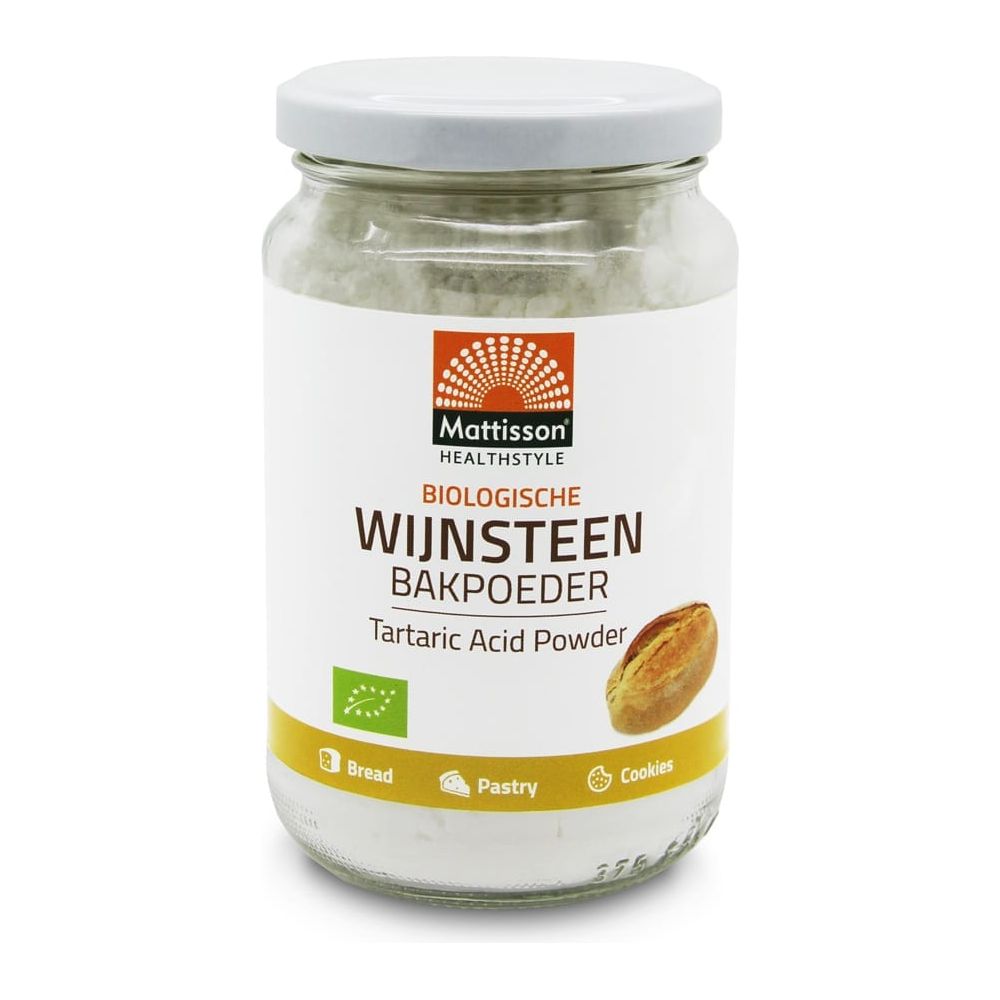 Biologische Wijnsteen Bakpoeder - 180 g Supplement Mattisson   