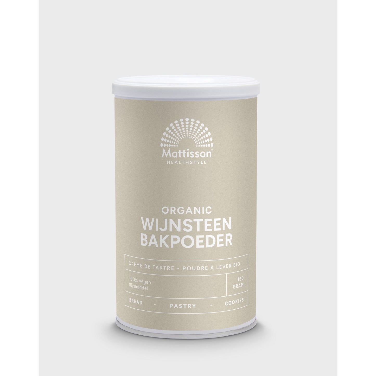 Biologische Wijnsteen Bakpoeder - 180 g Supplement Mattisson Default Title