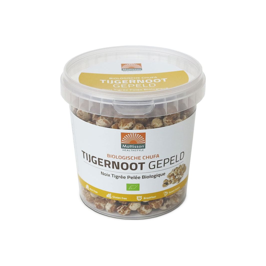 Biologische Tijgernoot - Gepeld - 450 g Supplement Mattisson   