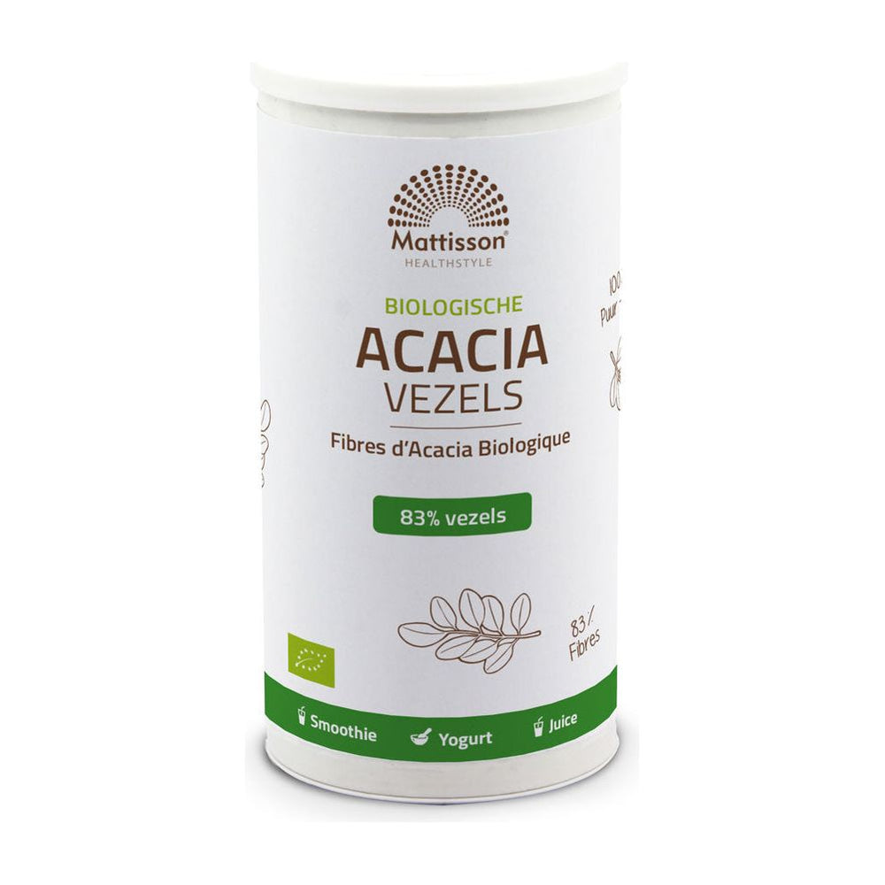 Biologische Acacia Vezels - 83% Vezels - 200 gram Supplement Mattisson   