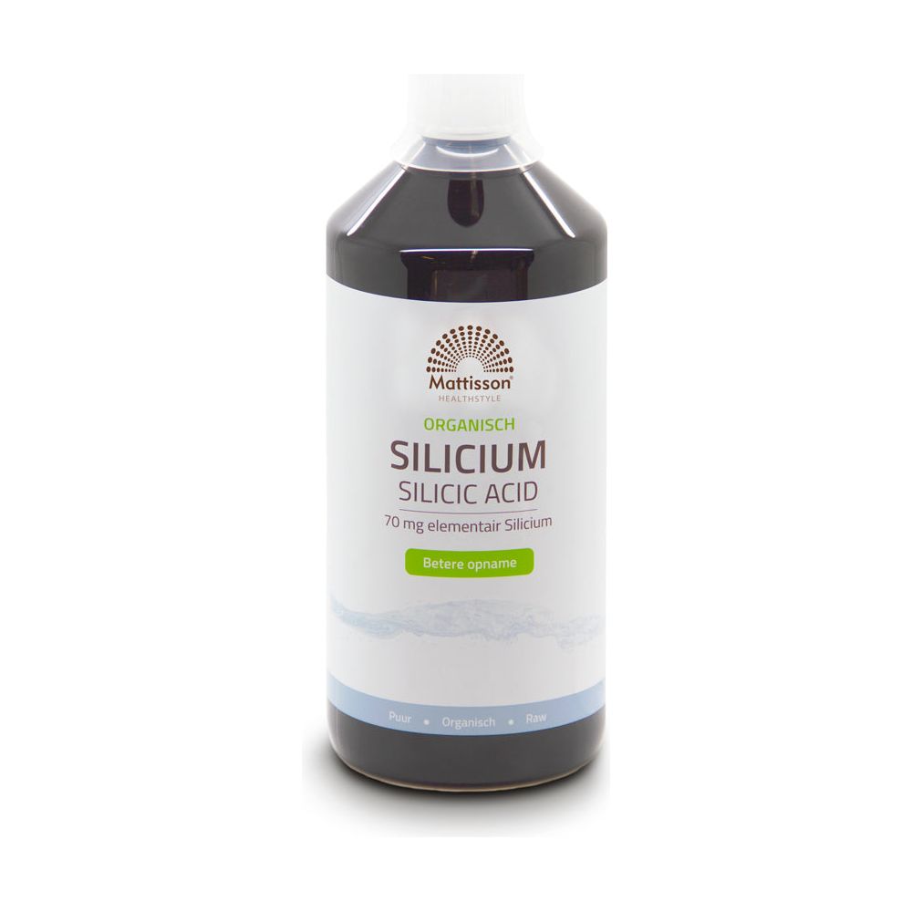 Organisch Silicium 70 mg - 1000 ml Supplement Mattisson   