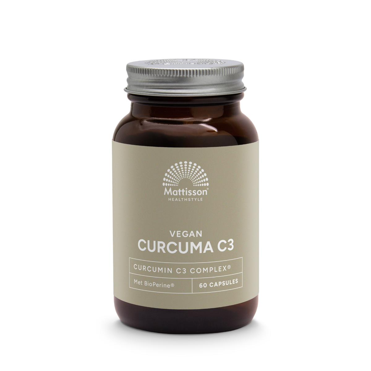 Vegan Curcuma C3 met BioPerine 500mg - 60 capsules Supplement Mattisson Default Title