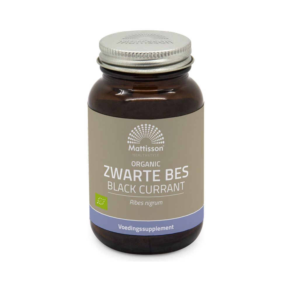 Biologische Zwarte Bes 300mg - 120 capsules Supplement Mattisson   