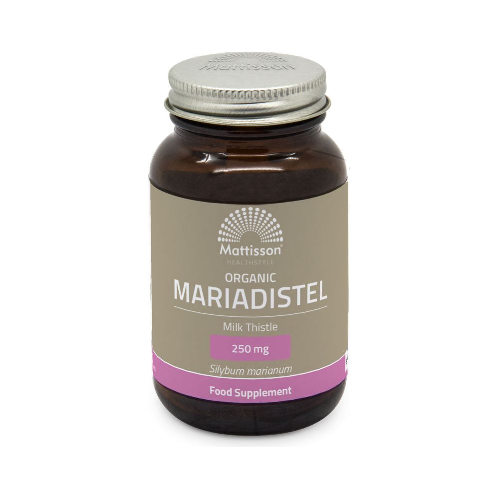 Biologische Mariadistel 250 mg - 120 capsules Supplement Mattisson   