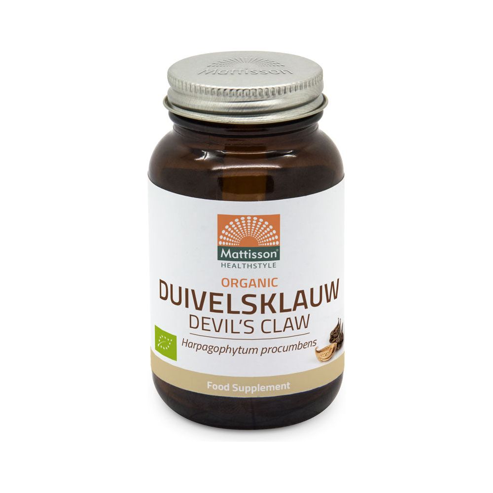 Biologische Duivelsklauw 300 mg - 120 capsules Supplement Mattisson   