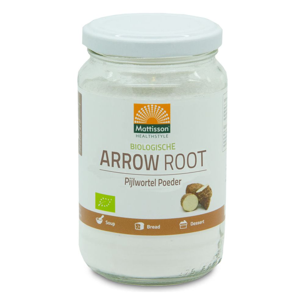 Biologische Pijlstaartwortel poeder - Arrowroot - 190 g Supplement Mattisson   