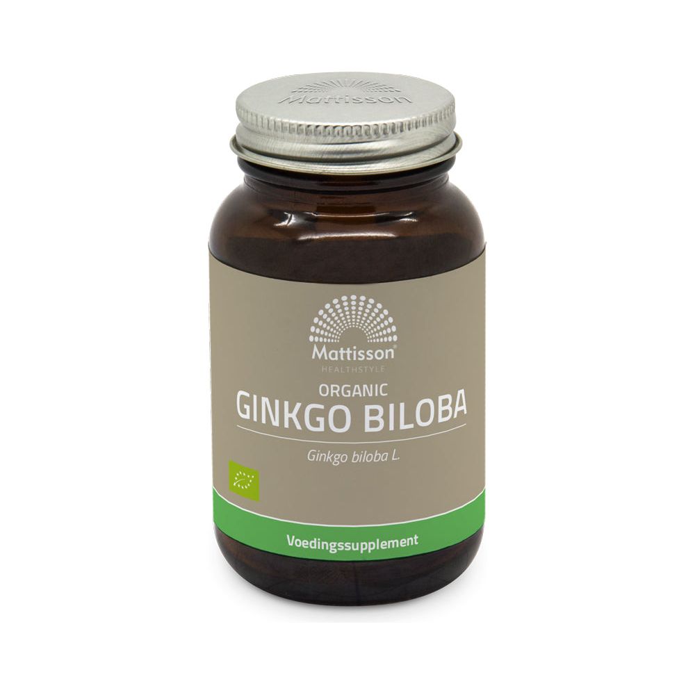 Biologische Ginkgo Biloba - 60 capsules Supplement Mattisson   