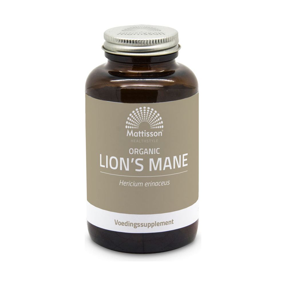 Biologische Lion's Mane 500 mg - 120 capsules Supplement Mattisson   