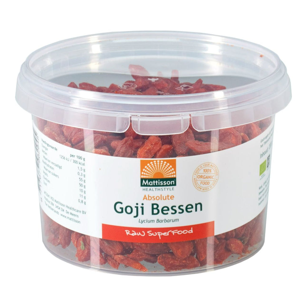 Biologische Goji Bessen gedroogd - 200 g Supplement Mattisson   