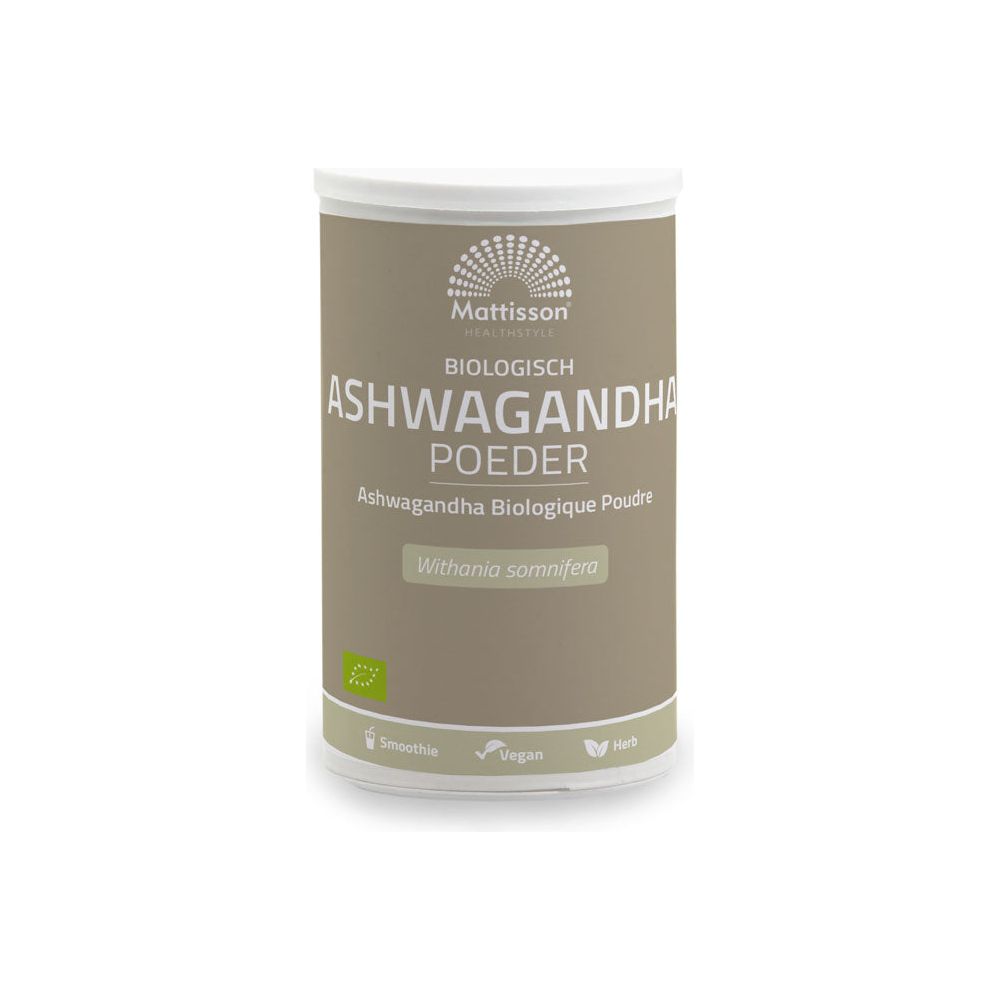 Biologische Ashwagandha poeder - 200 g Supplement Mattisson   