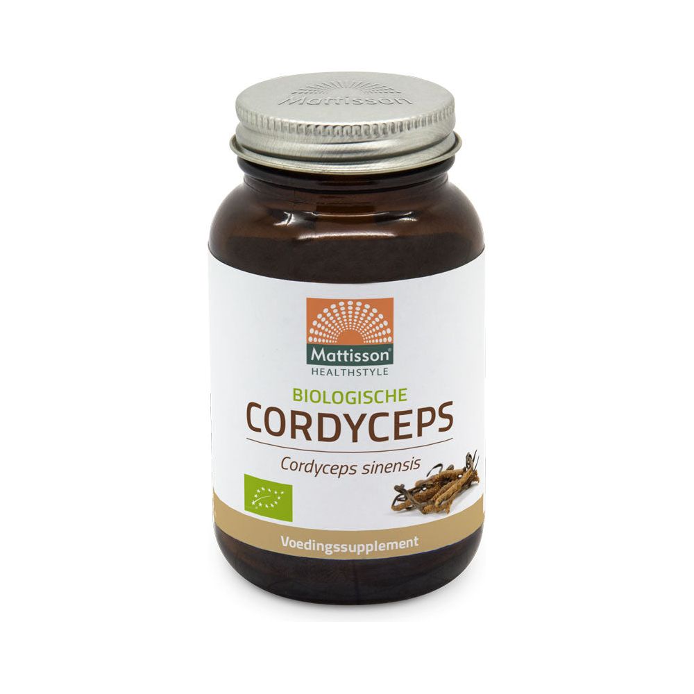 Biologische Cordyceps 525mg - 60 capsules Supplement Mattisson   