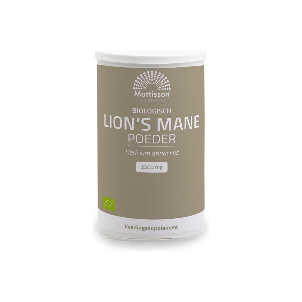 Biologische Lion's Mane poeder - 100 g Supplement Mattisson   