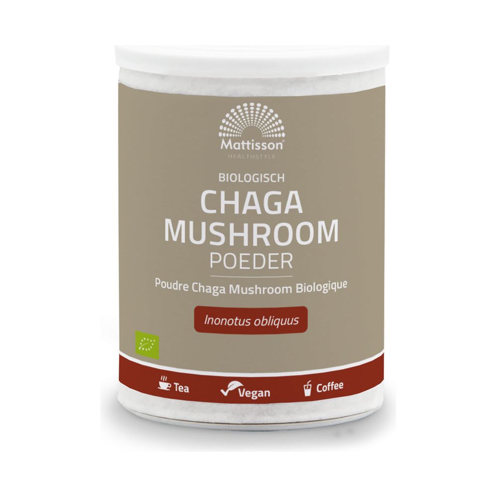 Biologisch Chaga Mushroom Poeder - 100 gram Supplement Mattisson   