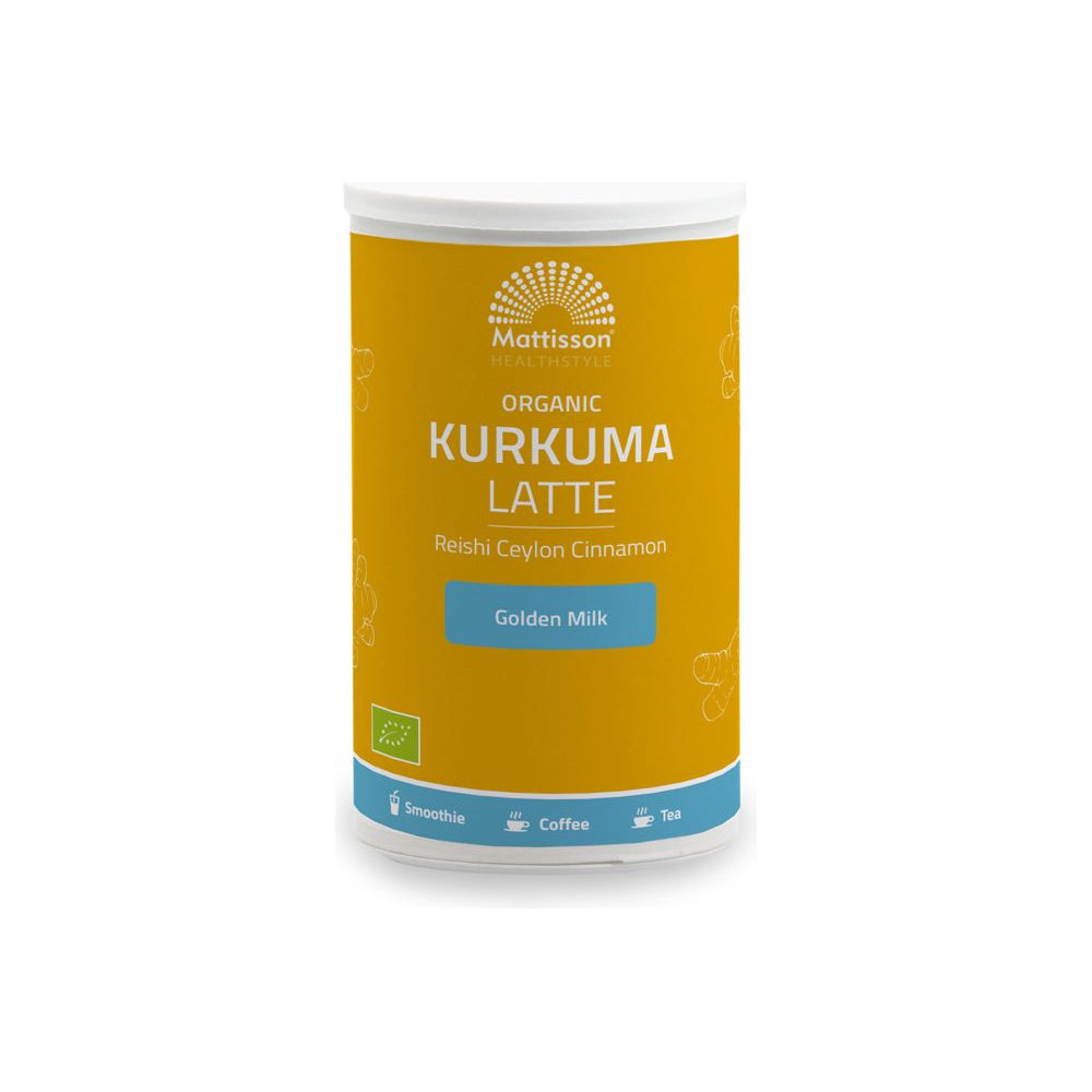 Biologische Kurkuma Latte - Ongezoet - 160 g Supplement Mattisson   