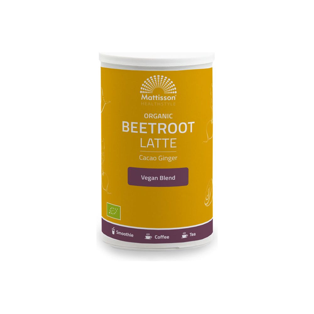 Biologische Beetroot Latte - Gember Cacao Supplement Mattisson   