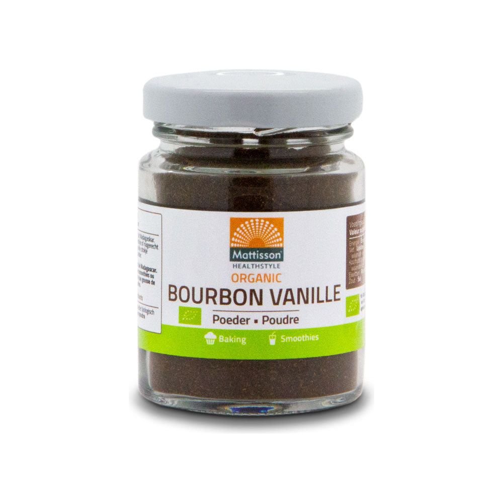 Biologische Bourbon Vanille poeder - 30 g Supplement Mattisson   