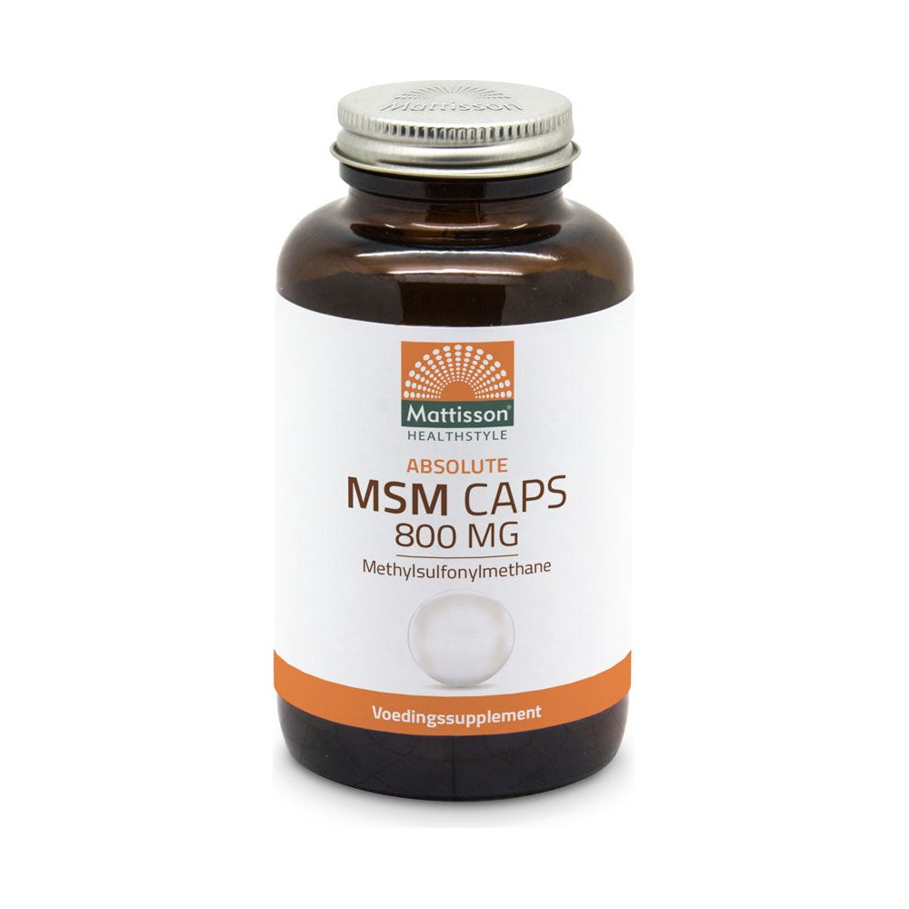 MSM 800mg - 180 capsules Supplement Mattisson   