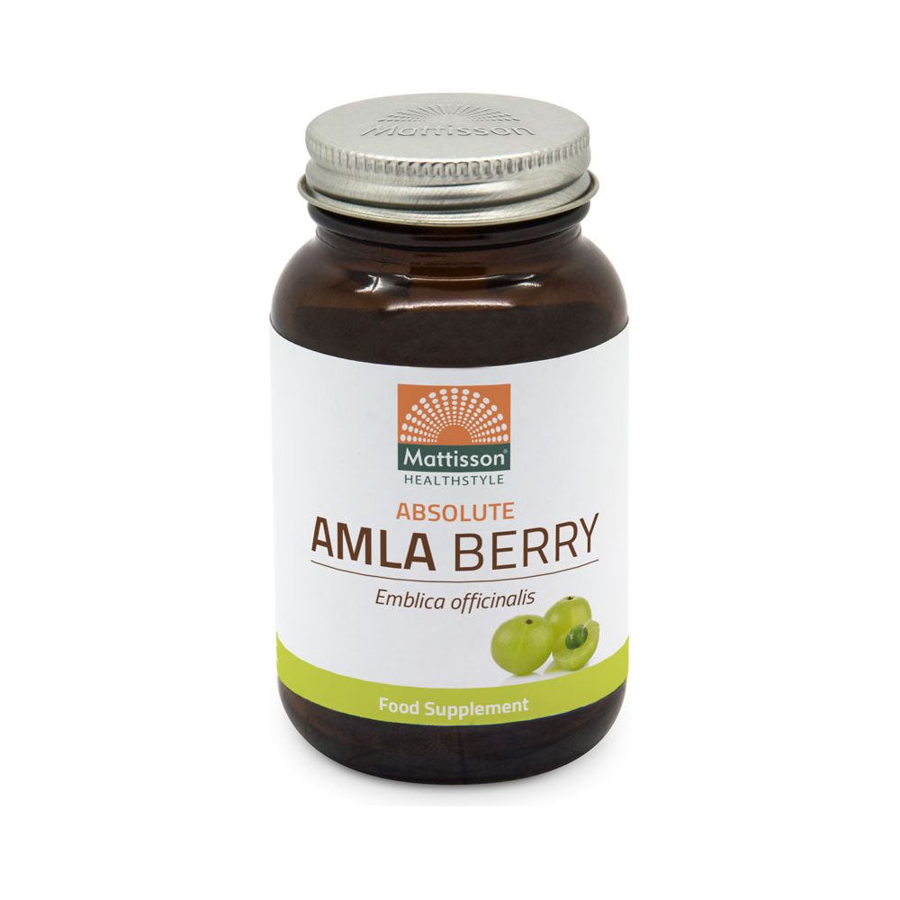 Absolute Amla Berry Extract 500mg - 60 capsules Supplement Mattisson   