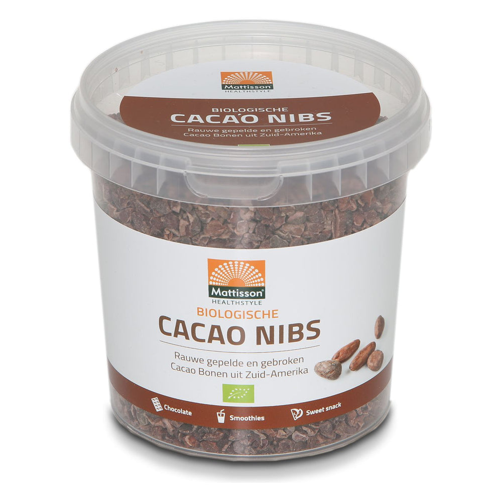 Biologische Cacao Nibs - 400 g Supplement Mattisson   