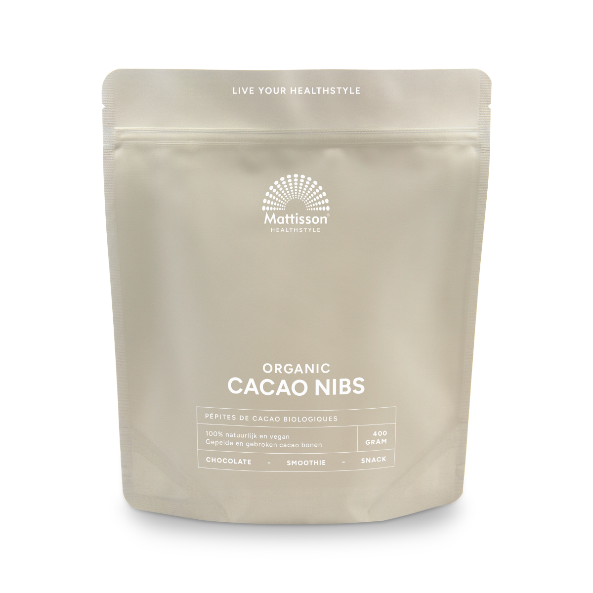 Biologische Cacao Nibs - 400 g Supplement Mattisson Default Title