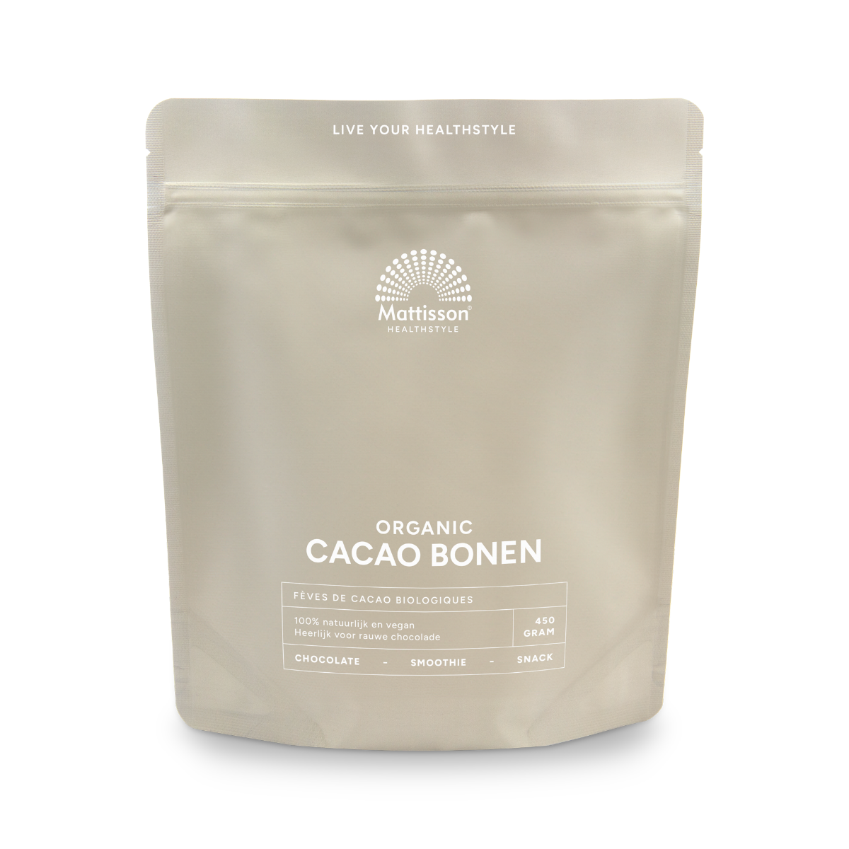 Biologische Rauwe Cacaobonen - 450 g Supplement Mattisson Default Title