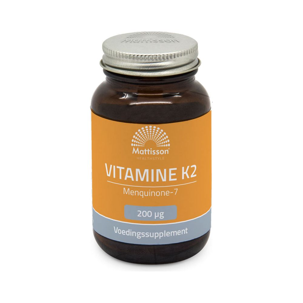 Vitamine K2 MK7 Menaquinone - 200 mcg - 60 tabletten Supplement Mattisson   