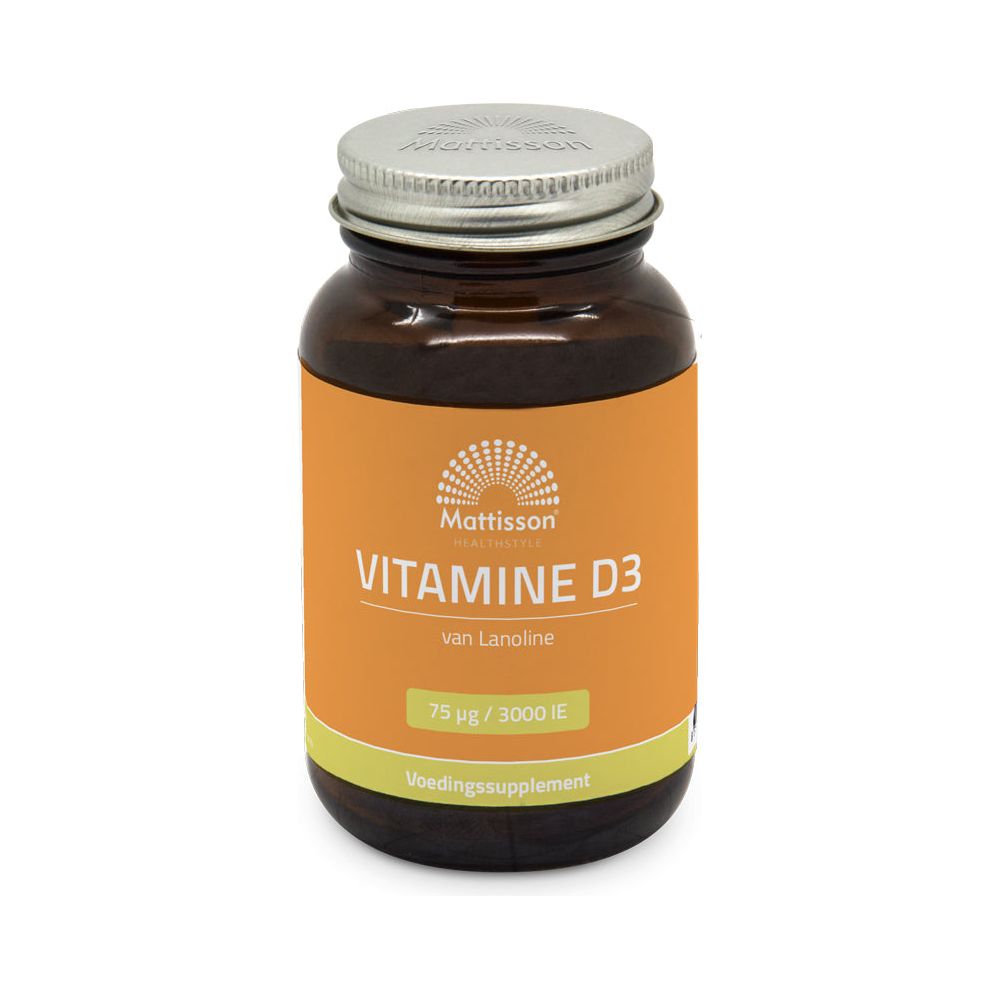 Vitamine D3 75 mcg - 240 capsules Supplement Mattisson   