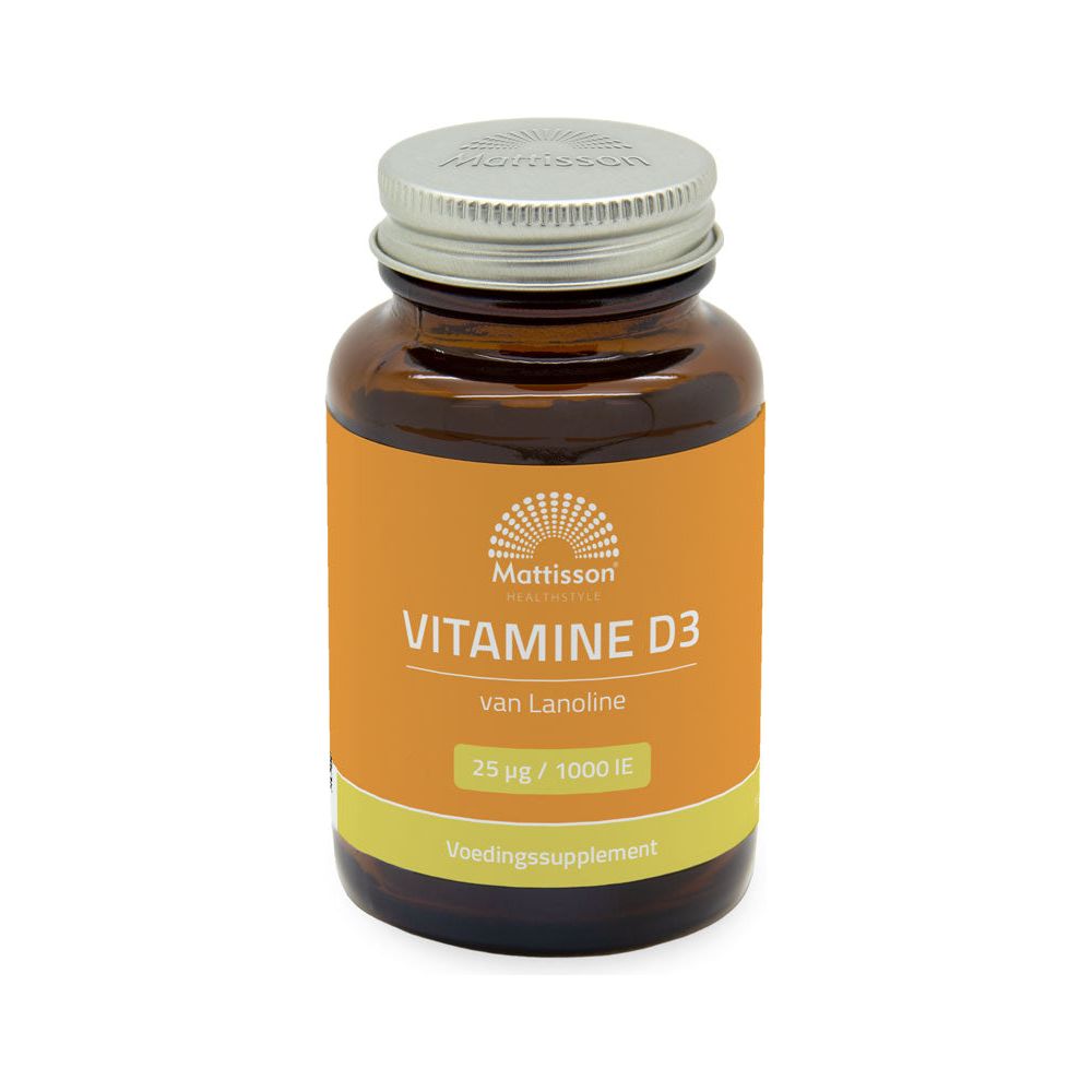 Vitamine D3 25mcg - 300 capsules Supplement Mattisson   