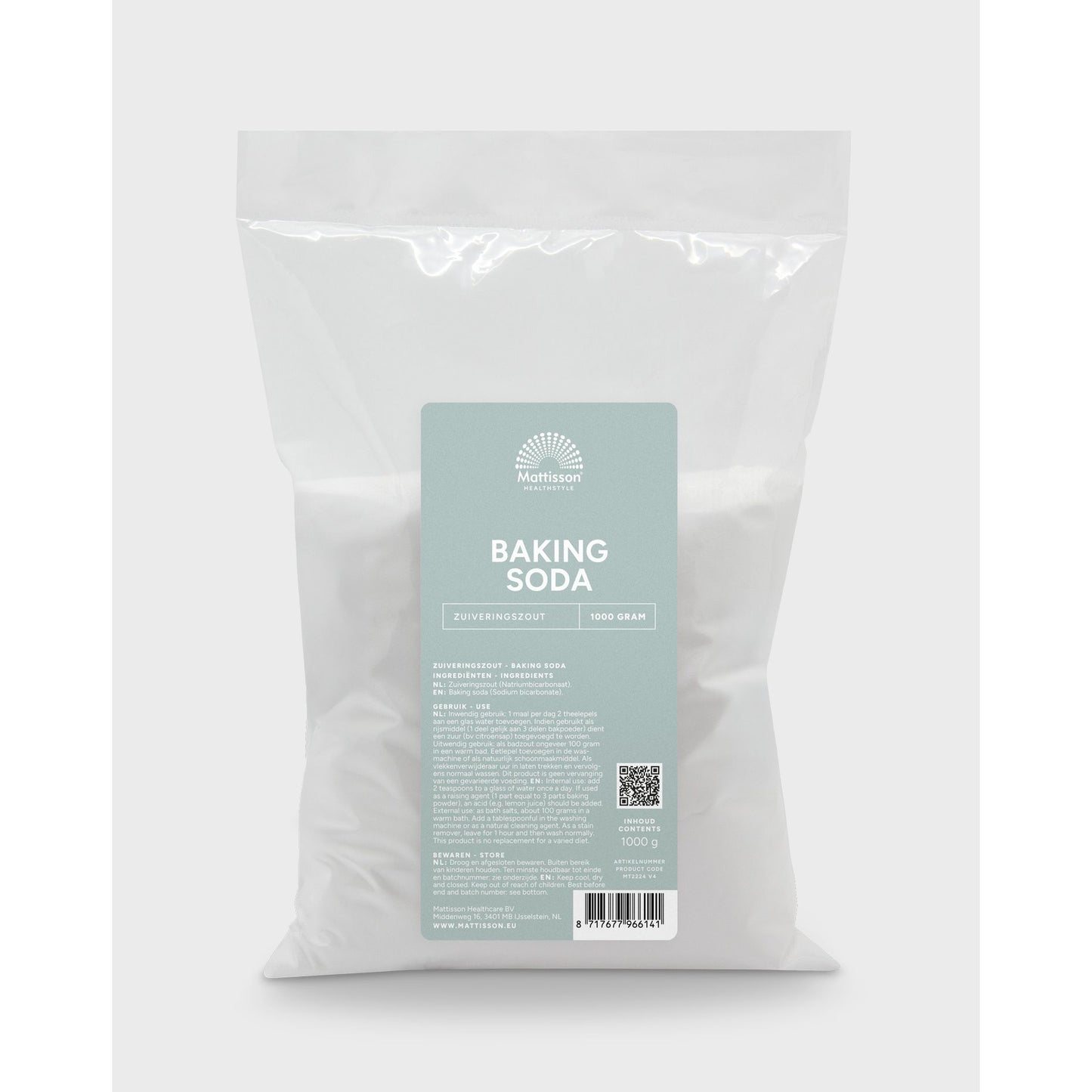 Baking Soda - Zuiveringszout - 1 kg Supplement Mattisson Default Title