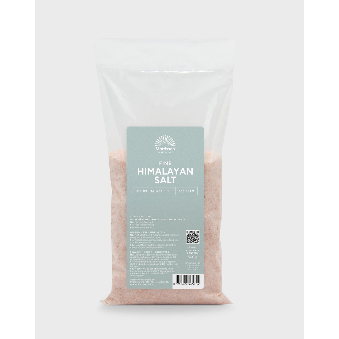 Himalaya Zout fijn - Navulzak 500 g Supplement Mattisson Default Title