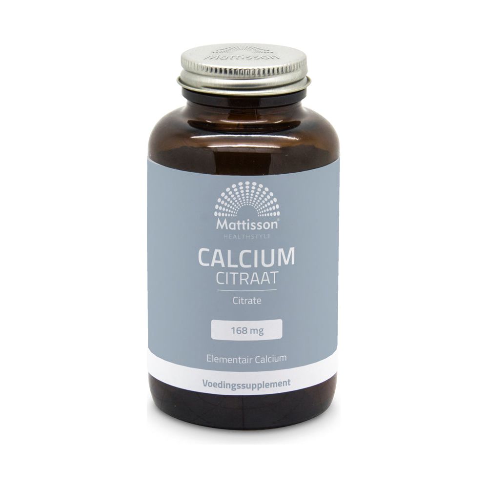 Calcium citraat 168mg - 120 capsules Supplement Mattisson   