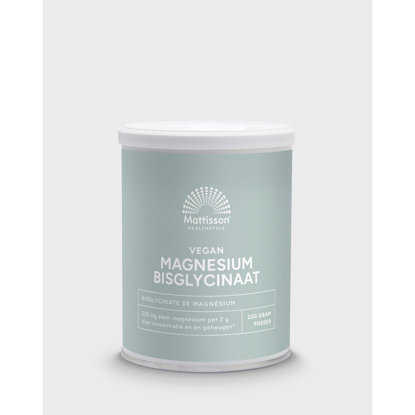 Magnesium Bisglycinaat poeder - 11% elementair Magnesium - 200 g Supplement Mattisson Default Title